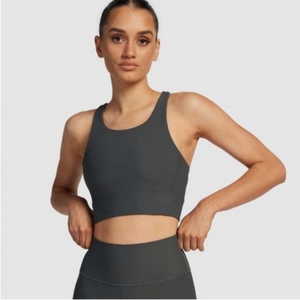 Gray Sports Bra